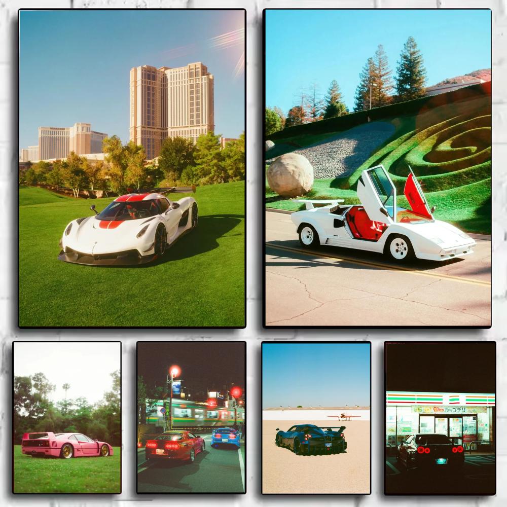 Home Decor Japandi Style - Japandi style Chazzydawg Luxury Car Poster