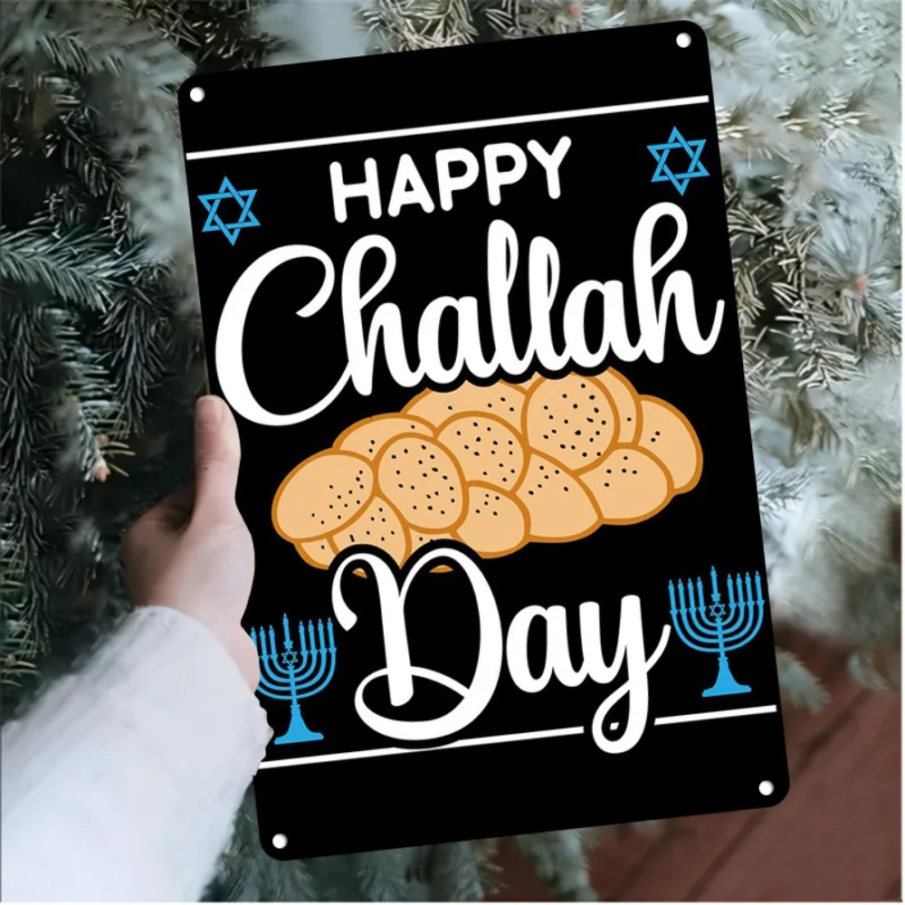 Home Decor Retro - CIFBUY Retro Happy Challah Day Menorah