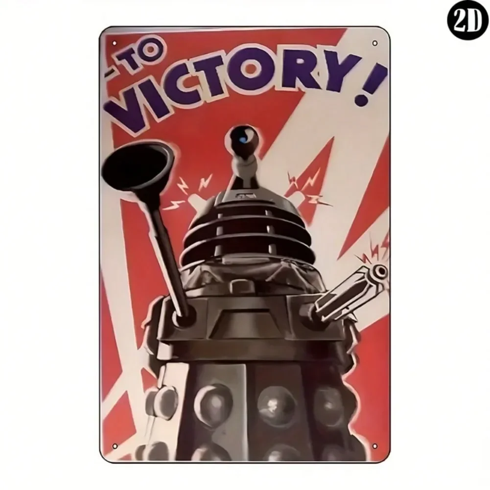 Victory Home Decor - Who Dalek Victory Sign - 8x12