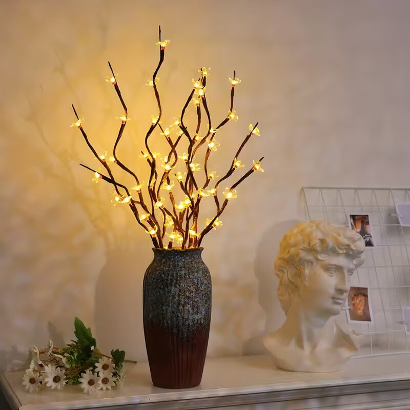 Home Decor Lighting - 1/2PC 20LED Cherry Blossom Tree Branch