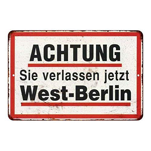 Germany Home Decor - NINGFEI West Berlin WW2 Germany Sign