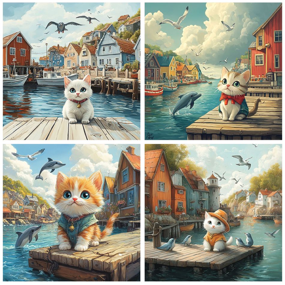 Home Decor Diy Ideas - CHENISTORY Cat Diamond Painting Kit Home