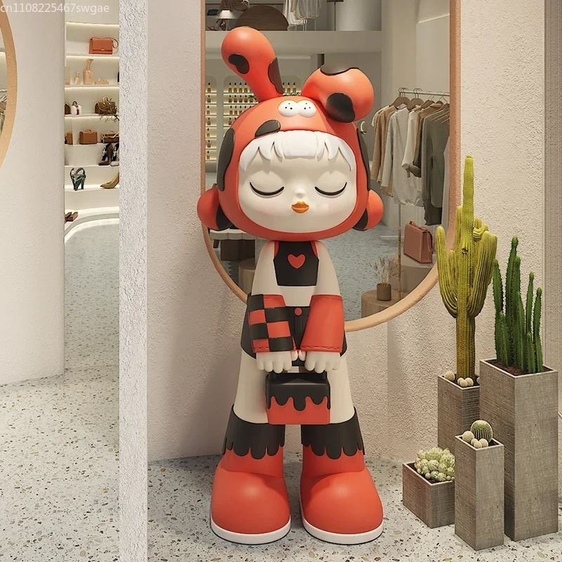 Art Cartoon Girl Statue Indoor - огляд і ціна Home Decor Store
