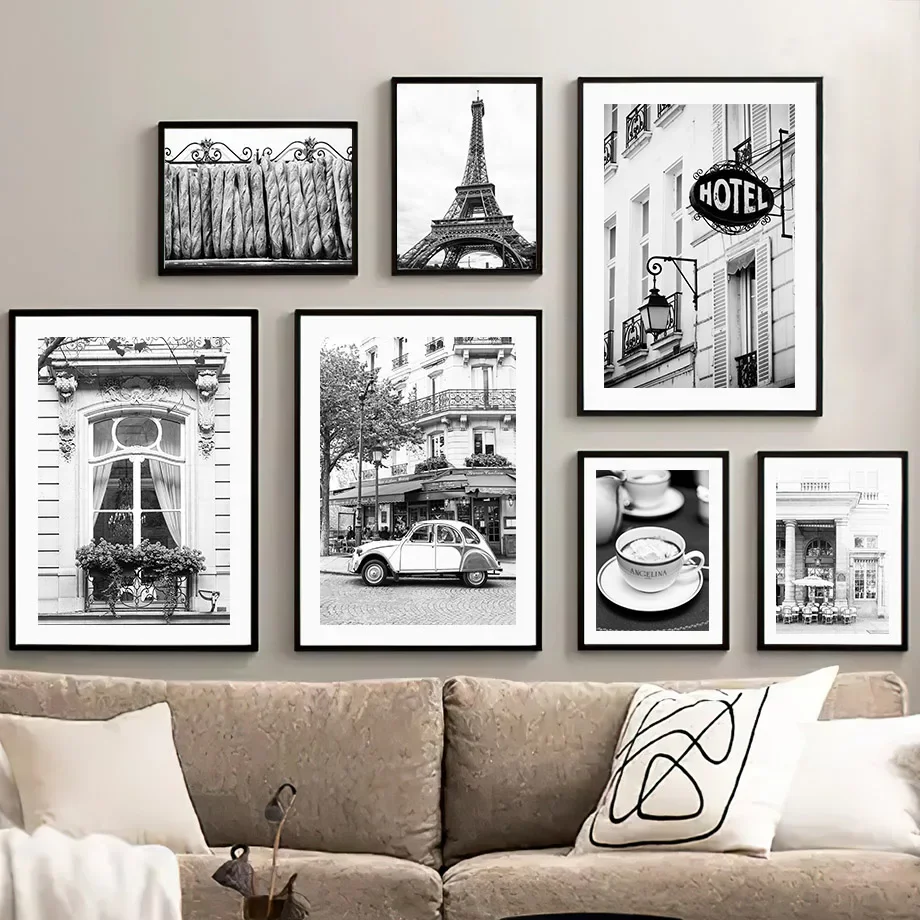 Black White Paris Towel Cafe S - огляд і ціна Home Decor Store
