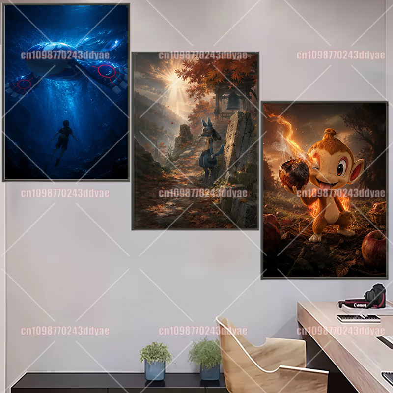 Anime Pokemon Character Origin - огляд і ціна Home Decor Canvas