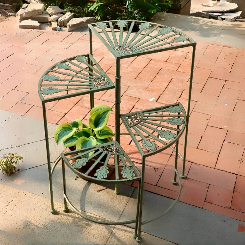 Rotating Iron Flower Stand Mul - огляд і ціна Succulent Planter Pot