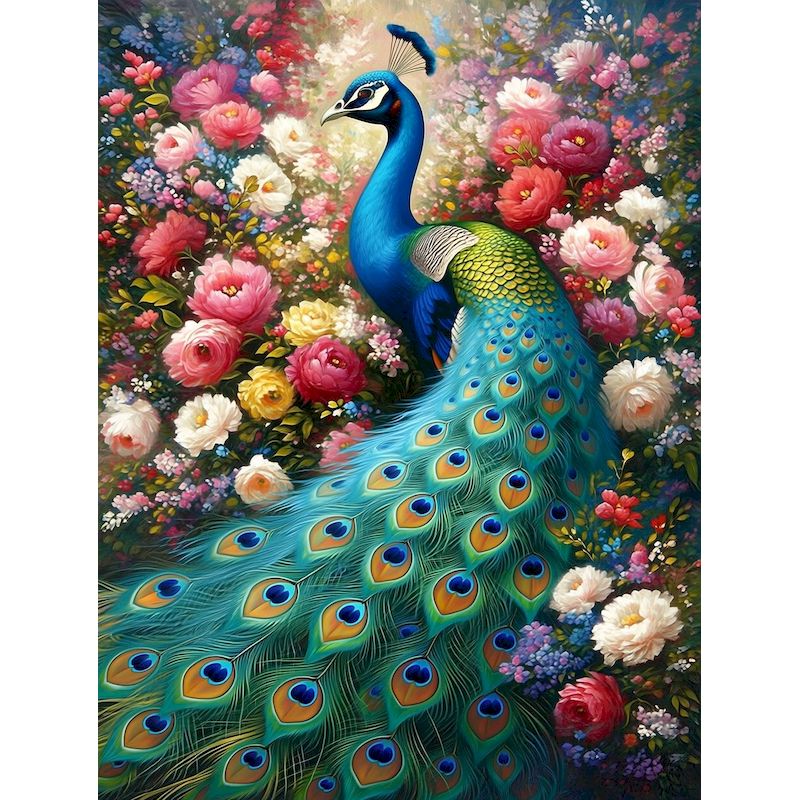GATYZTORY Peacock Paint By Num - огляд і ціна Home Decor Diy Ideas