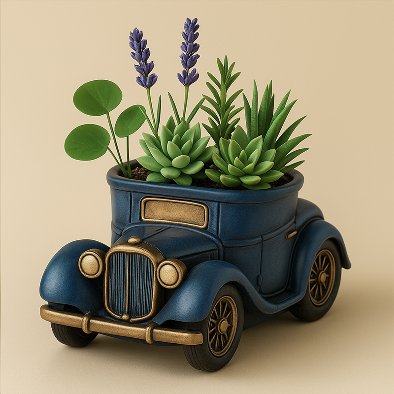 3D Vintage Bus Car Succulent P - огляд і ціна Succulent Planter Pot