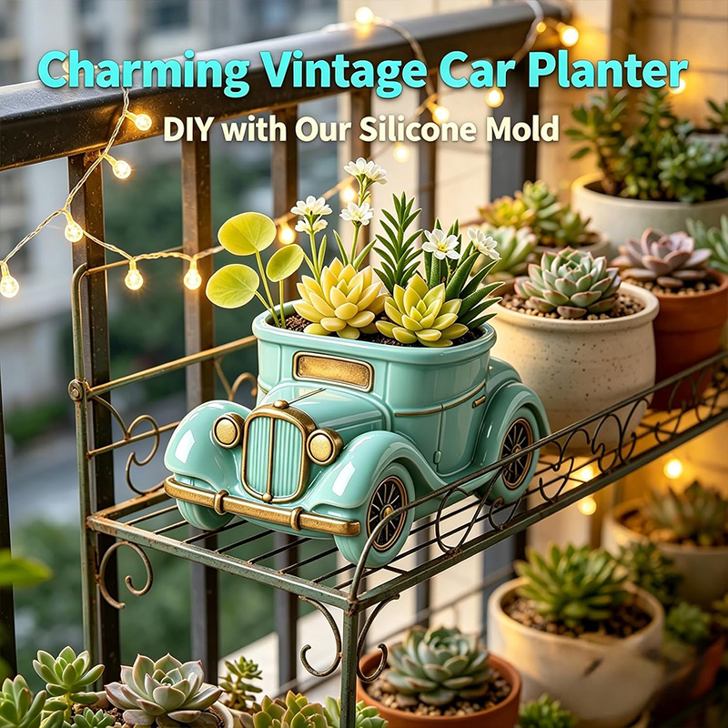 3D Vintage Bus Car Succulent P - огляд і ціна Succulent Planter Pot