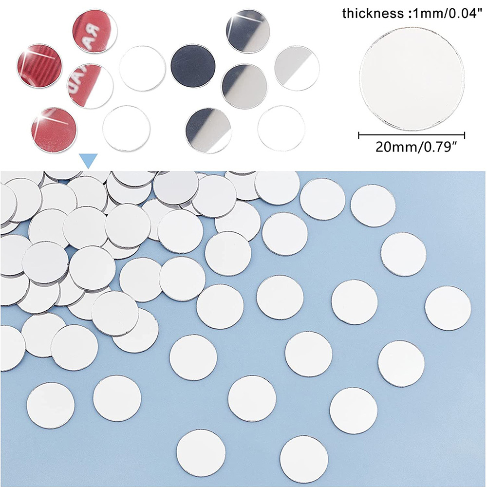 50PCS Round Mini Mosaic Tiles  - огляд і ціна Home Decor Wall Tiles