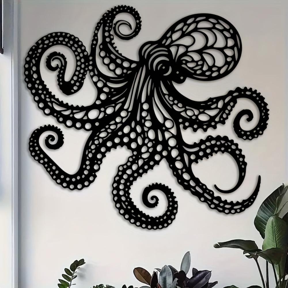 Large Metal Octopus Wall Art S - огляд і ціна Victory Home Decor