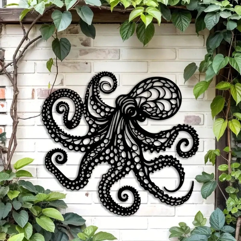 Large Metal Octopus Wall Art S - огляд і ціна Victory Home Decor