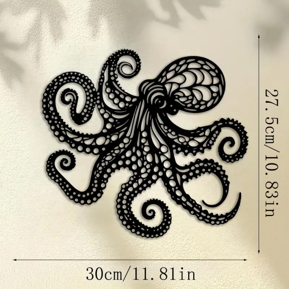 Large Metal Octopus Wall Art S - огляд і ціна Victory Home Decor