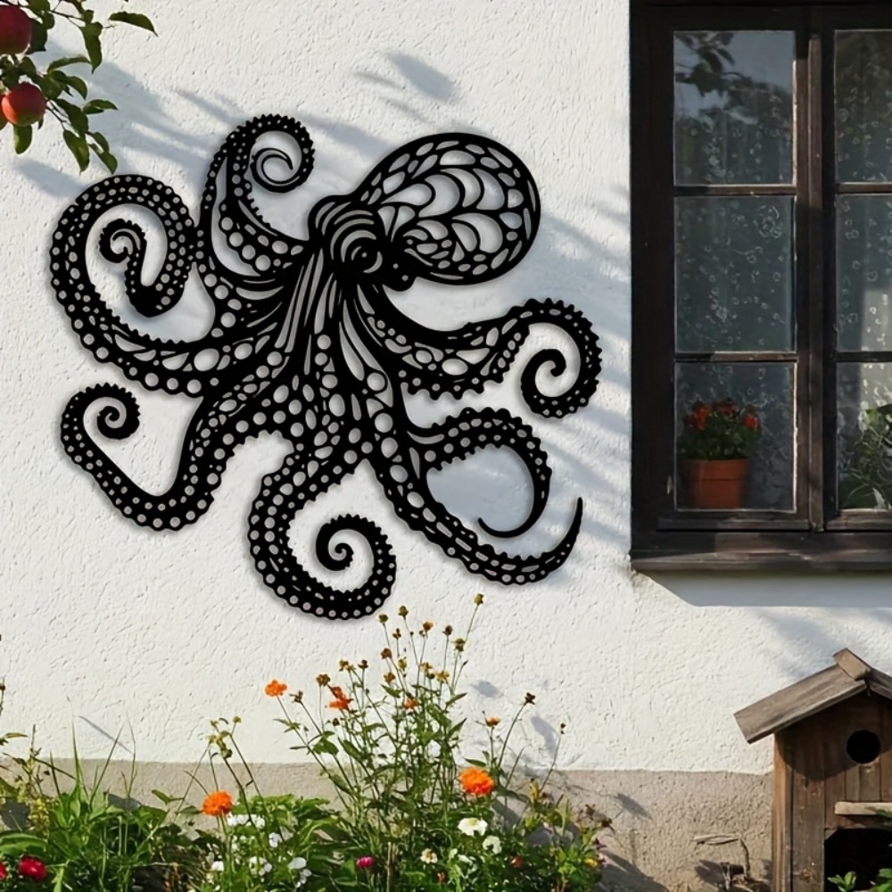 Large Metal Octopus Wall Art S - огляд і ціна Victory Home Decor