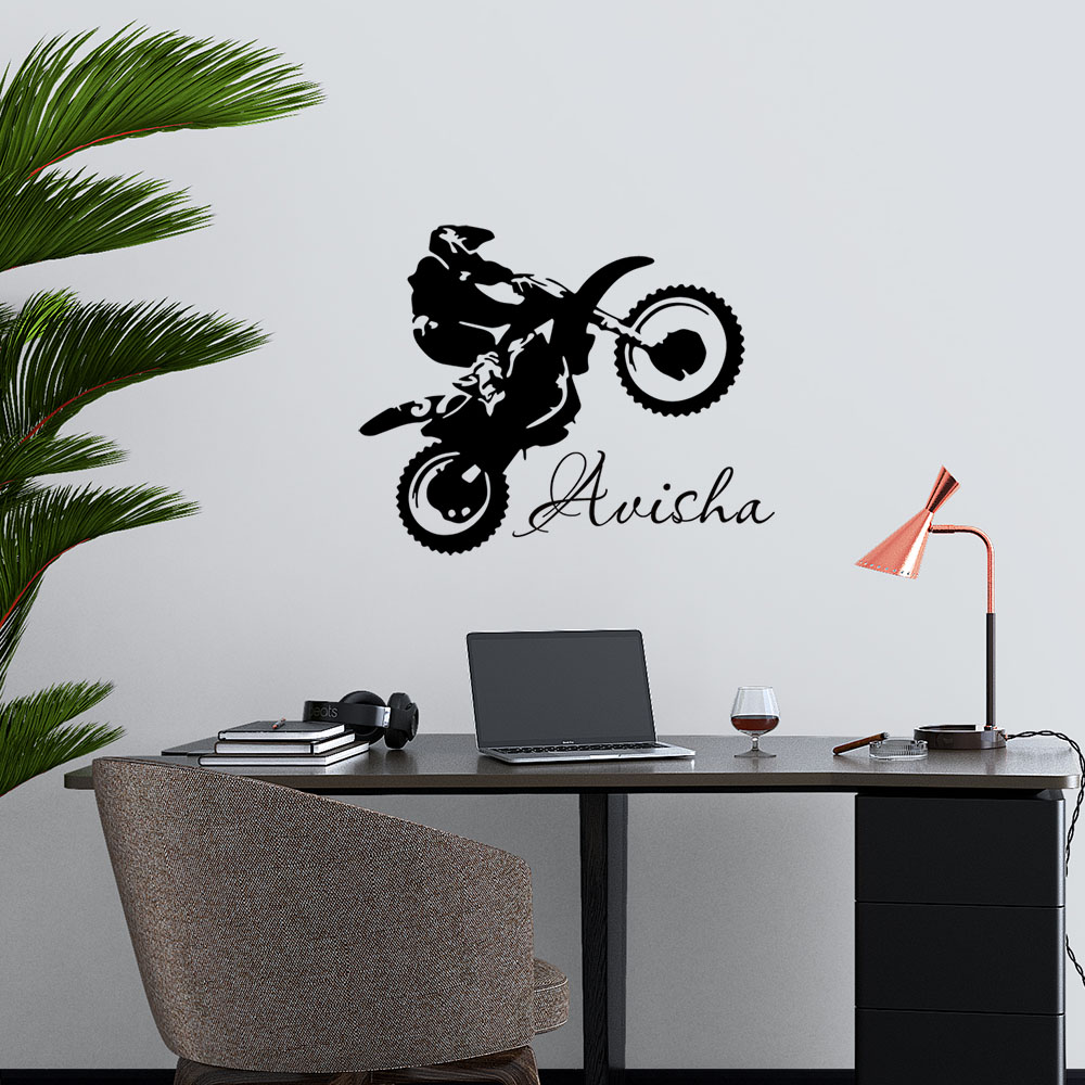 1PC Fashion Motorcyclist Custo - огляд і ціна Home Decor Wall Tiles