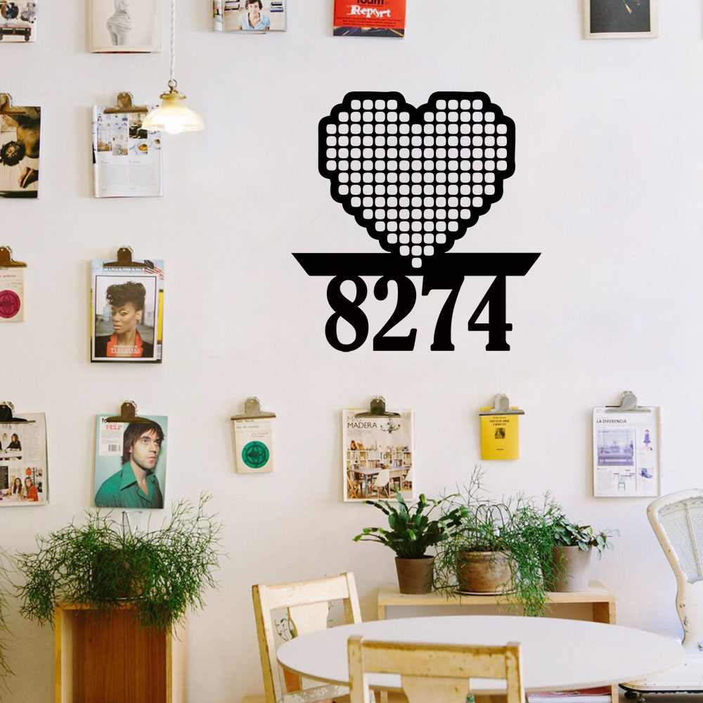1PC Cool Love Customizable Nam - огляд і ціна Home Decor Wall Tiles