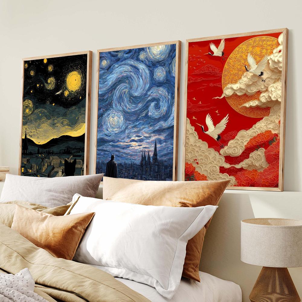 Japandi style Oil Painting Lan - огляд і ціна Home Decor Japandi Style