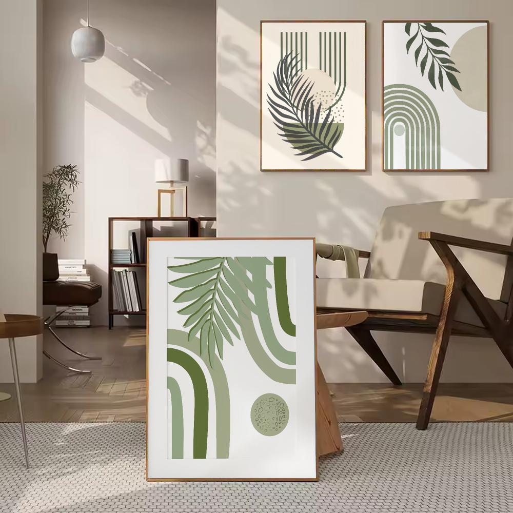 Sage Green HD Wall Art Poster  - огляд і ціна Home Decor Japandi Style