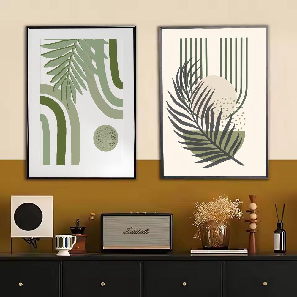 Sage Green HD Wall Art Poster  - огляд і ціна Home Decor Japandi Style