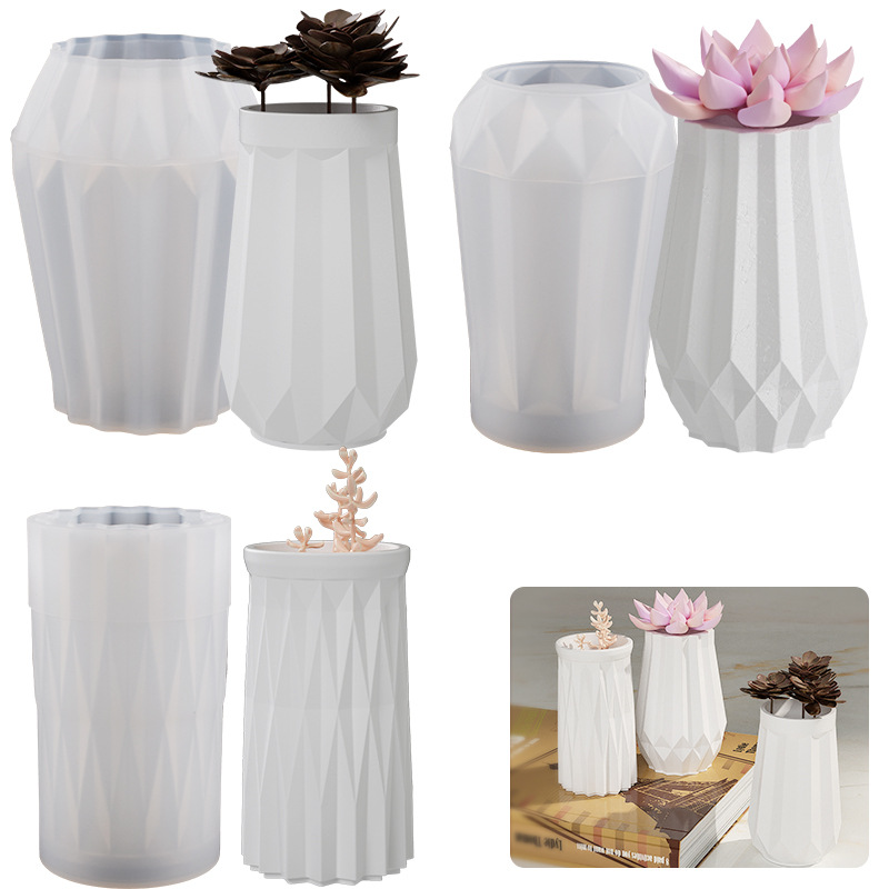 Round Diamond Vase Silicone Mo - огляд і ціна Home Decor Store