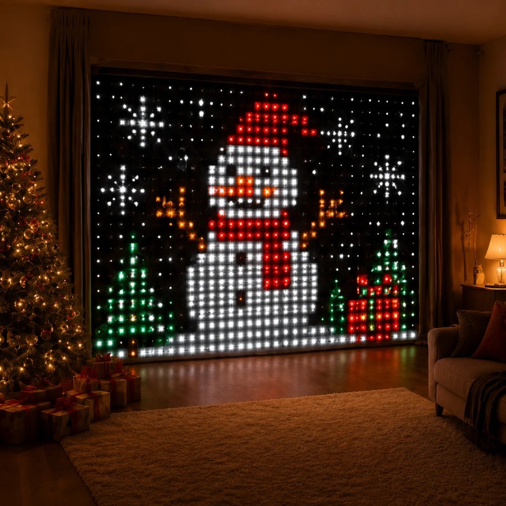 LED Pixel Curtain Lights Bluet - огляд і ціна Home Decor Lighting