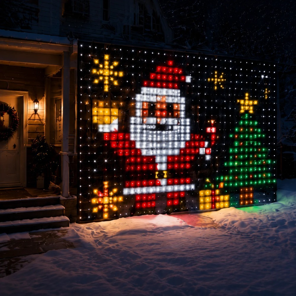 LED Pixel Curtain Lights Bluet - огляд і ціна Home Decor Lighting
