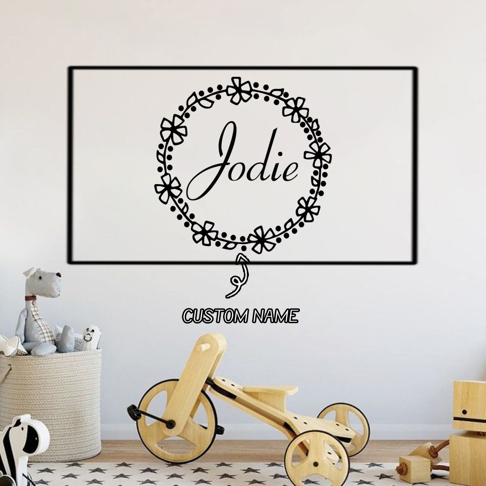 1PC Lovely Wreath Custom Text  - огляд і ціна Home Decor Wall Tiles