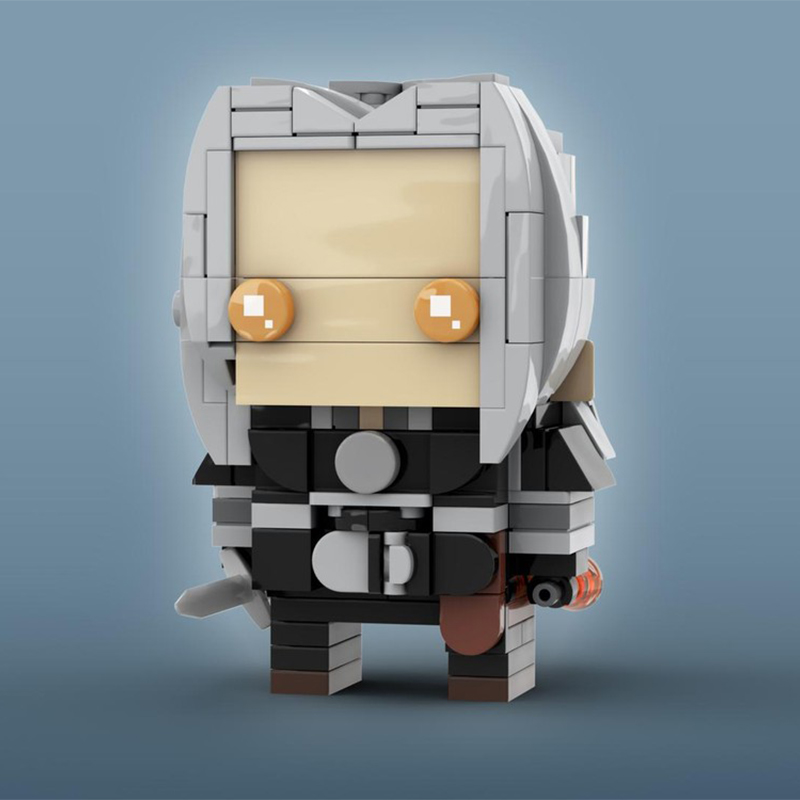 219pcs MOC Geralt Rivia Brickh - огляд і ціна Home Decor Netflix