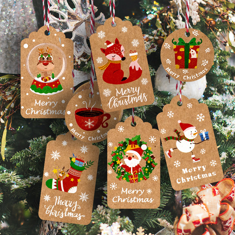 50pcs Merry Christmas Thank Yo - огляд і ціна Home Decor Xmas Tree