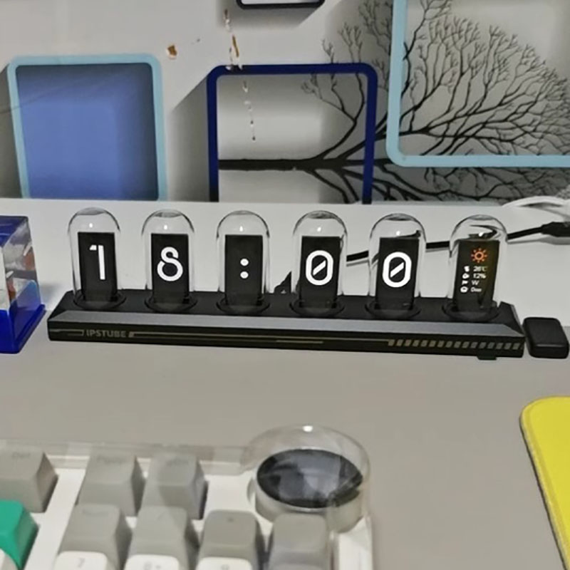 RGB Nixie Tube Clock LED Glows - огляд і ціна Home Decor Diy Ideas