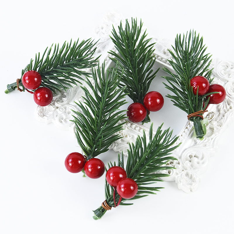 10pcs Christmas Berry Pine Con - огляд і ціна Home Decor Xmas Tree