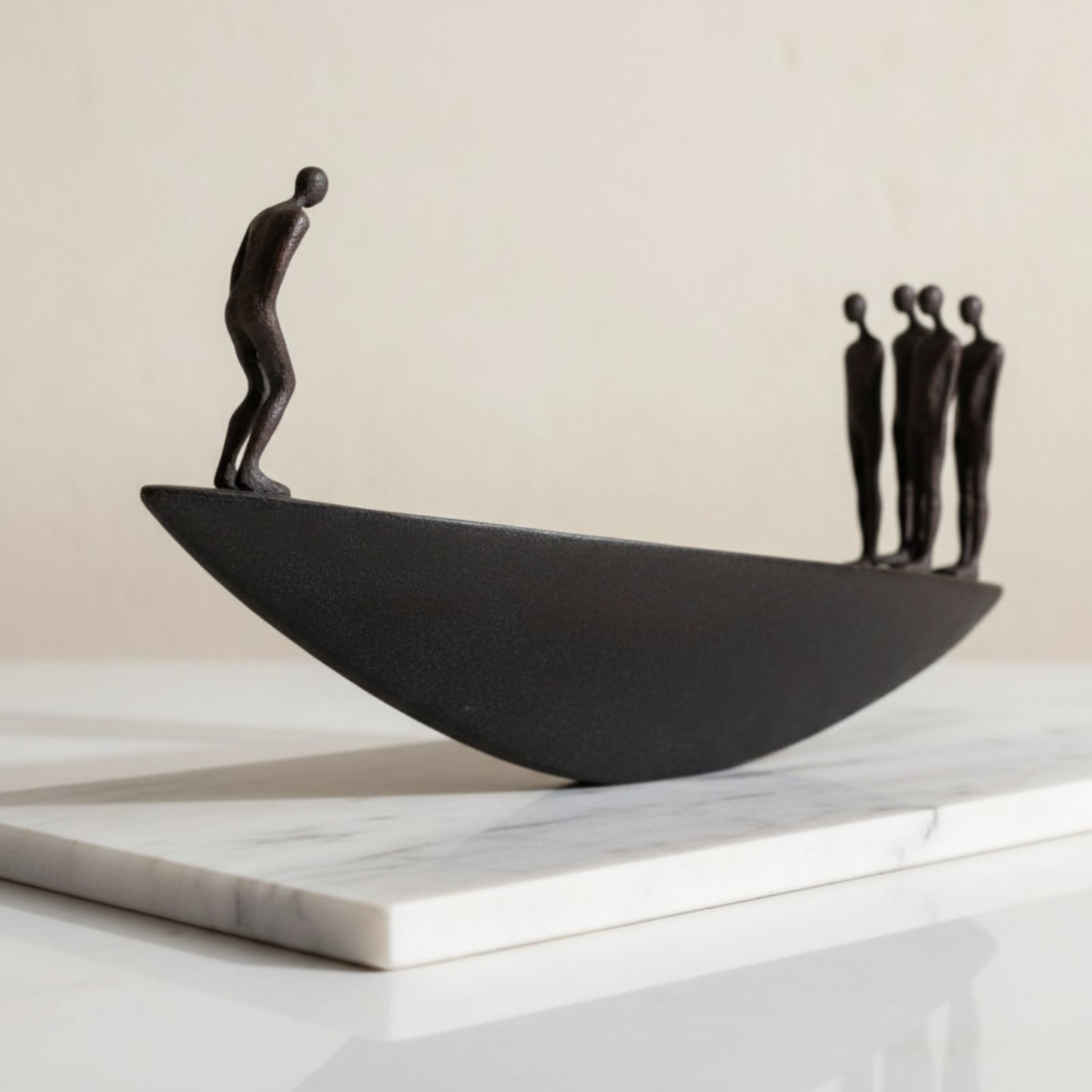 Modern Resin Sailboat Statue A - огляд і ціна Abstract Sculpture Resin