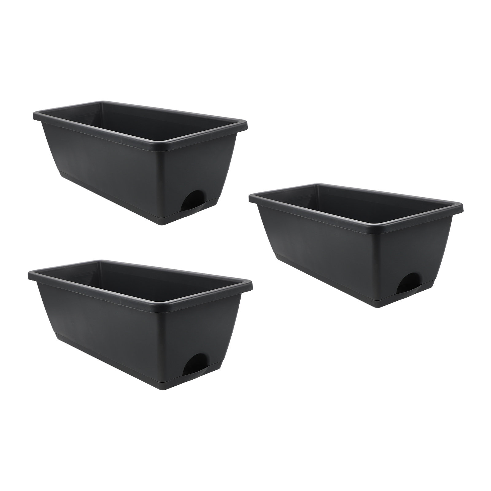 3Pcs Rectangular Window Boxes  - огляд і ціна Succulent Planter Pot