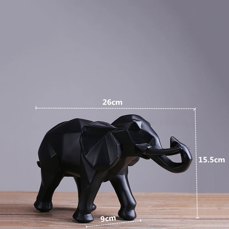 Creative Resin Black Elephant  - огляд і ціна Abstract Sculpture Resin