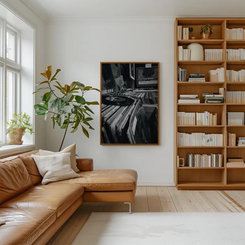 Modern Vinyl Record Store Blac - огляд і ціна Home Decor Store