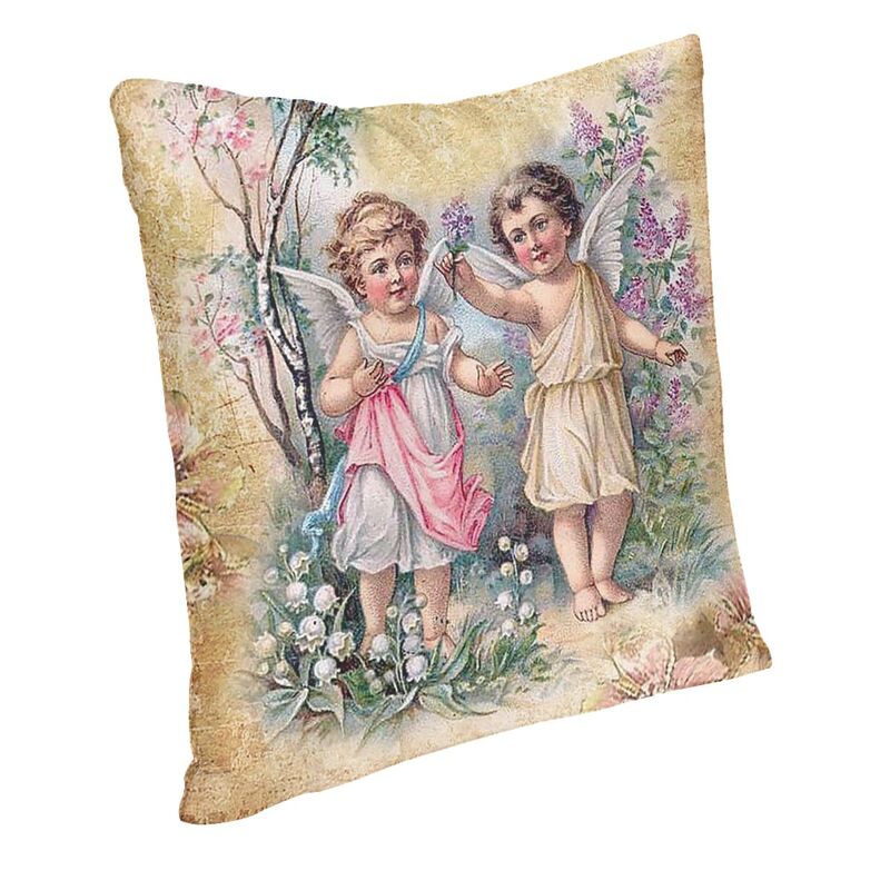 Victorian Angel Square Pillow  - огляд і ціна Victory Home Decor