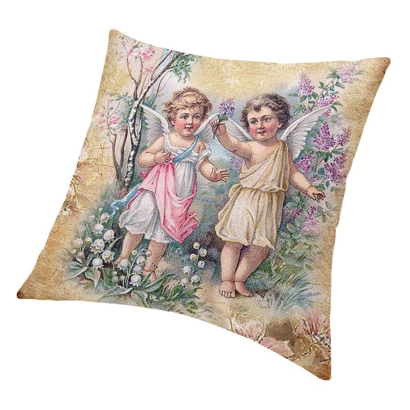 Victorian Angel Square Pillow  - огляд і ціна Victory Home Decor