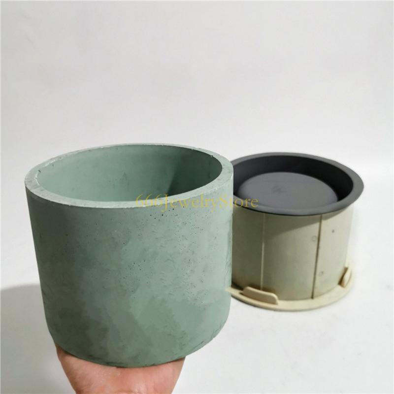 F2TD Large Round Concrete Flow - огляд і ціна Succulent Planter Pot