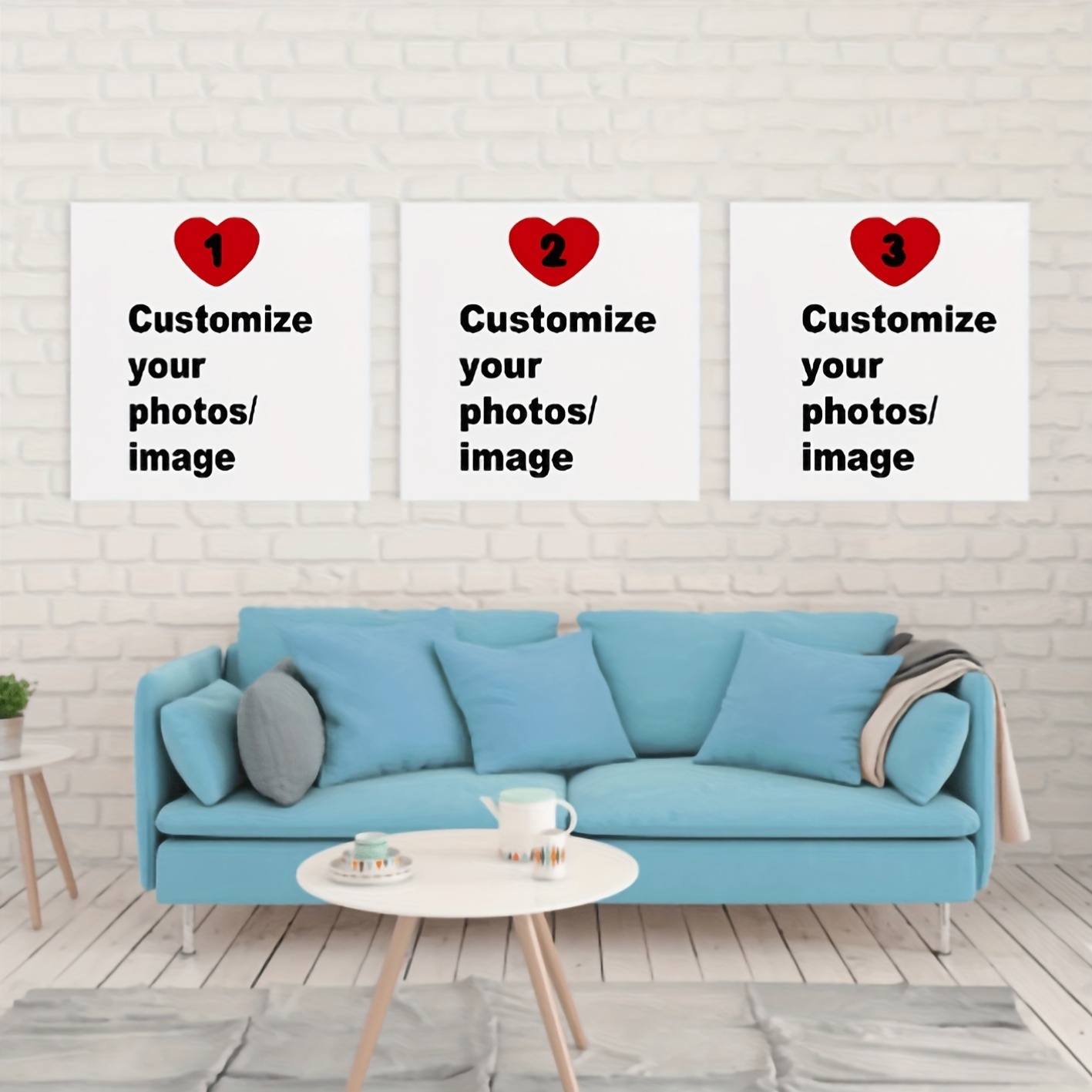 3pcs/set Custom Square Canvas  - огляд і ціна Home Decor Canvas