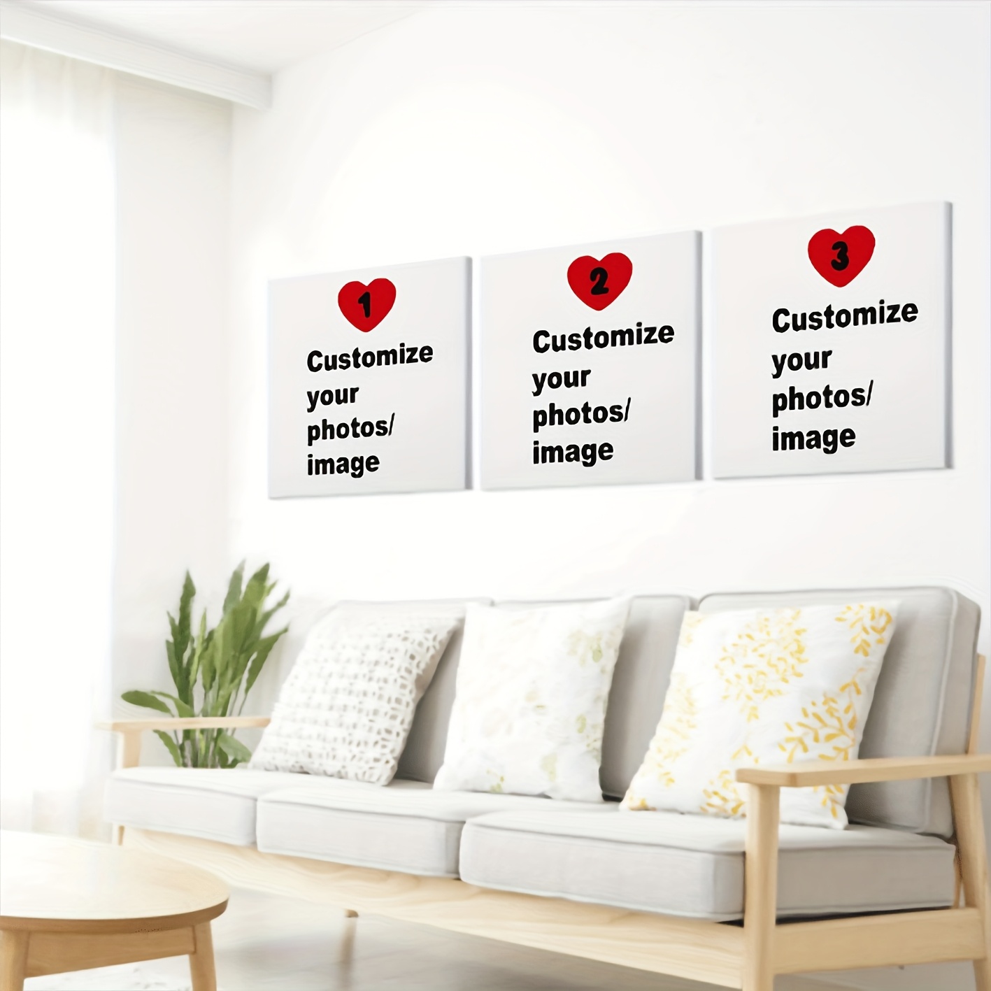 3pcs/set Custom Square Canvas  - огляд і ціна Home Decor Canvas
