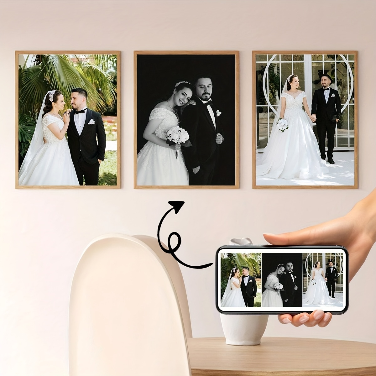 3pcs/set Custom Square Canvas  - огляд і ціна Home Decor Canvas