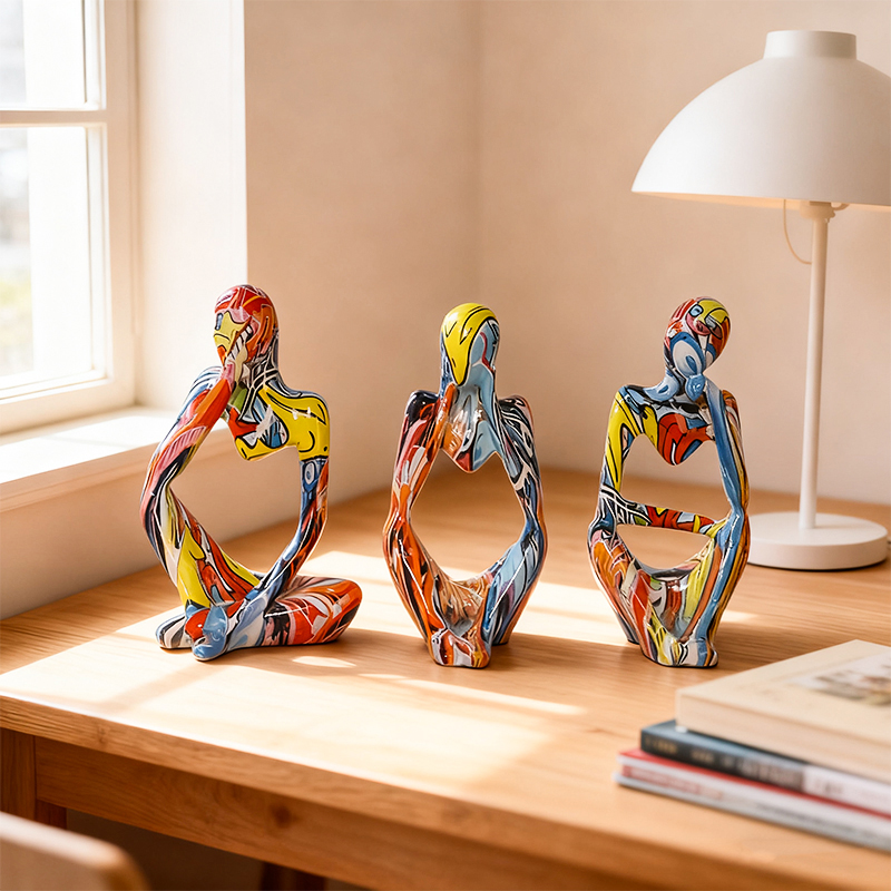 Water Transfer Abstract Figure - огляд і ціна Abstract Sculpture Resin