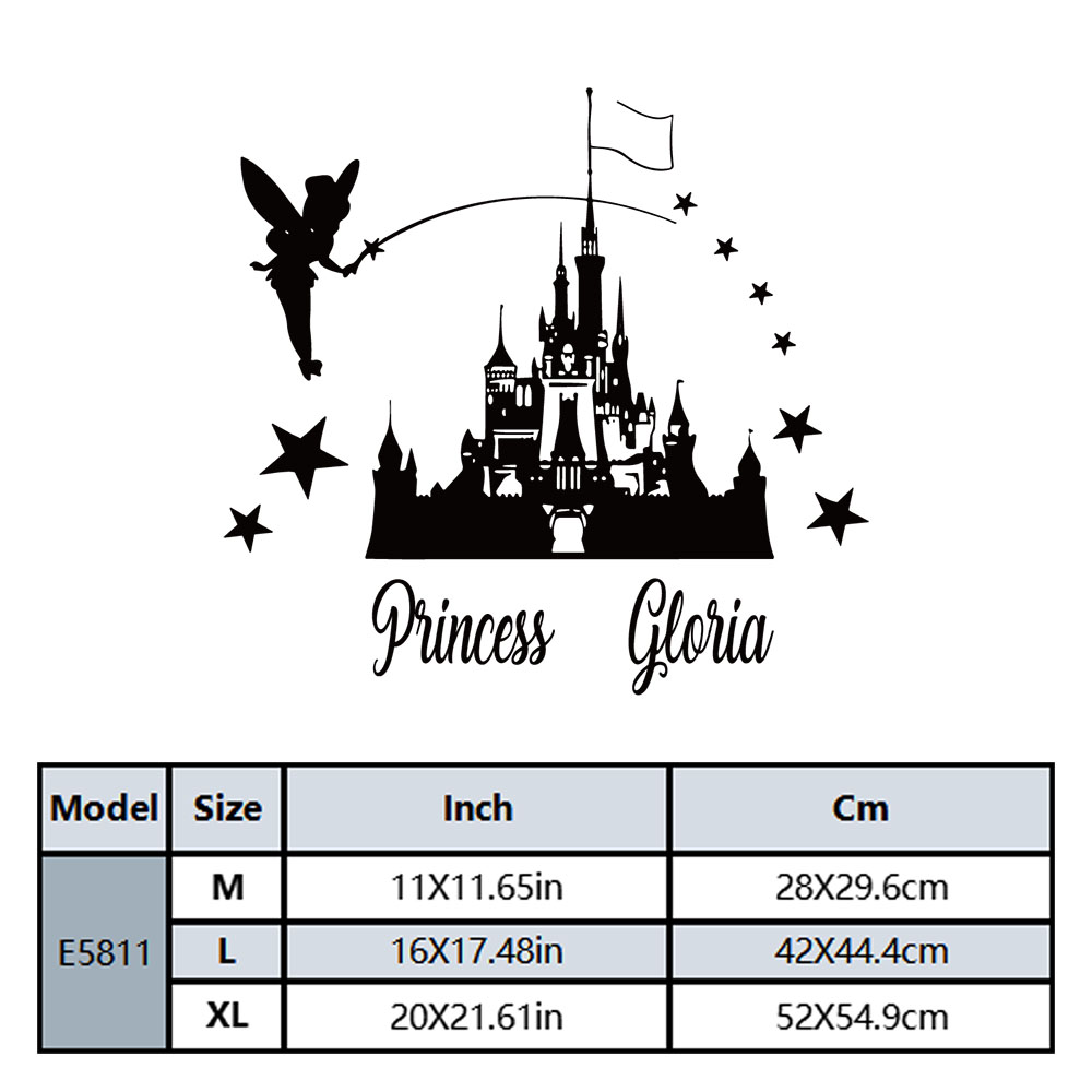 1PC Cartoon Fairy Castle Custo - огляд і ціна Home Decor Wall Tiles
