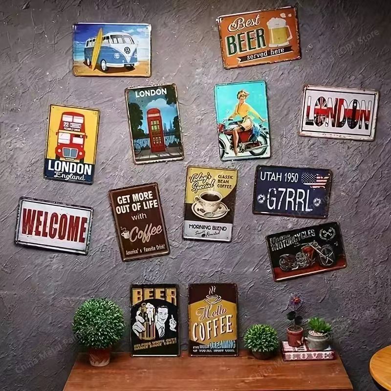 Victory Colt Metal Tin Signs   - огляд і ціна Victory Home Decor