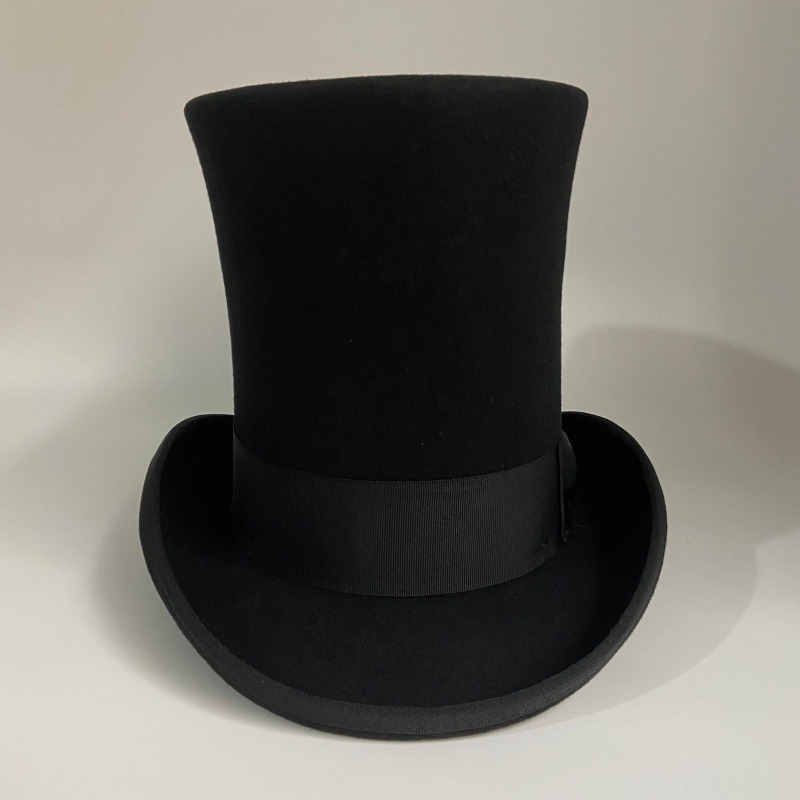 Black Wool Felt Top Hat Men's  - огляд і ціна Victory Home Decor