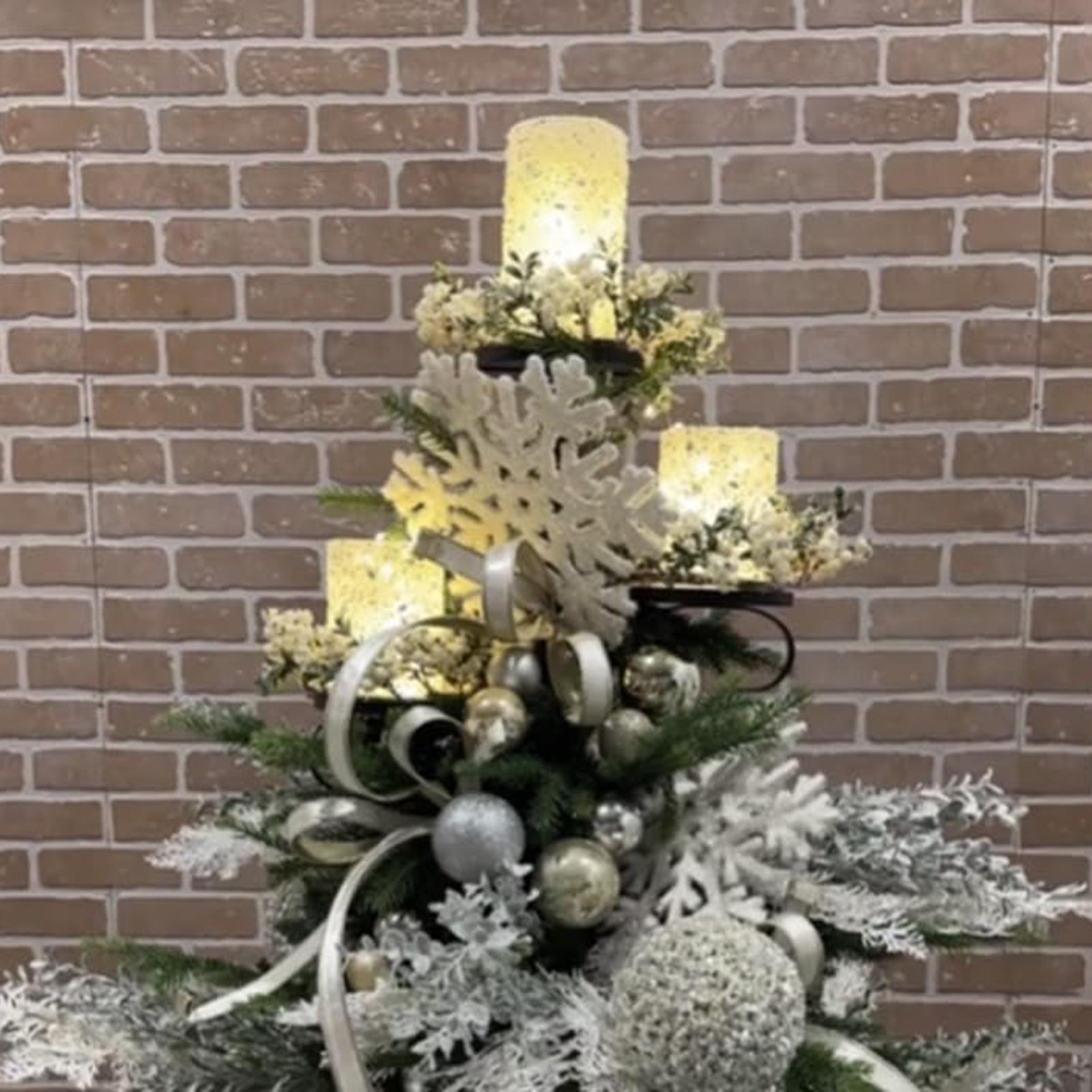 Metal Black Triple Tree Topper - огляд і ціна Home Decor Xmas Tree