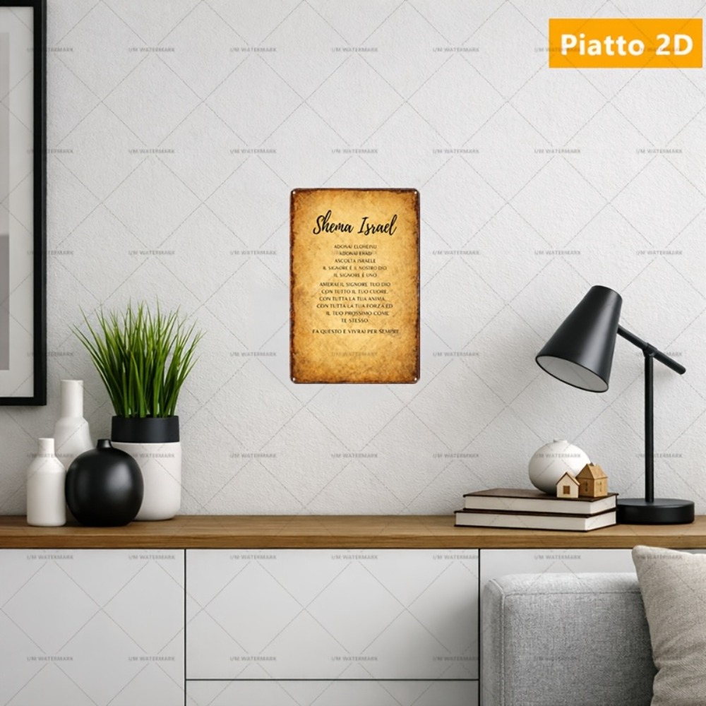 CIFBUY  Hebrew Scripture Alumi - огляд і ціна Home Decor Living Room